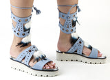 6378 Nando Muzi Sandals / Blue