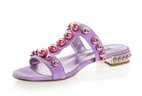 6524  Marino Fabiani Sandals / Purple