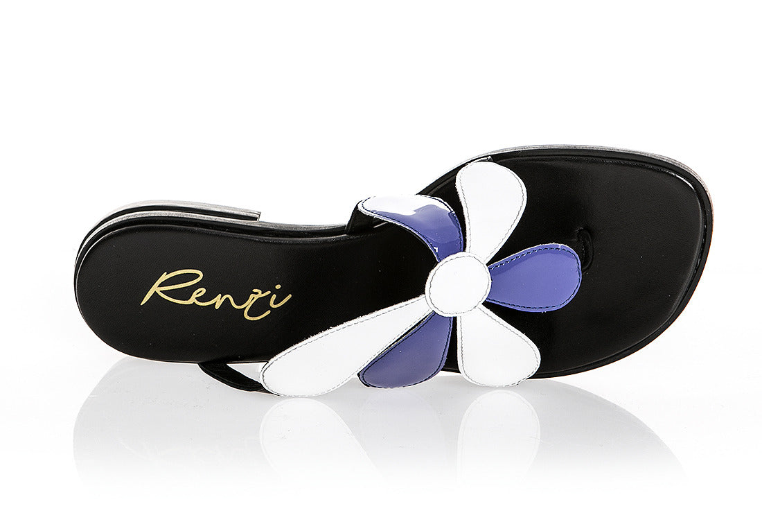 6551 Renzi Sandals / White - Purple