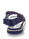 6700 Baldinini Sandals / Blue - Red