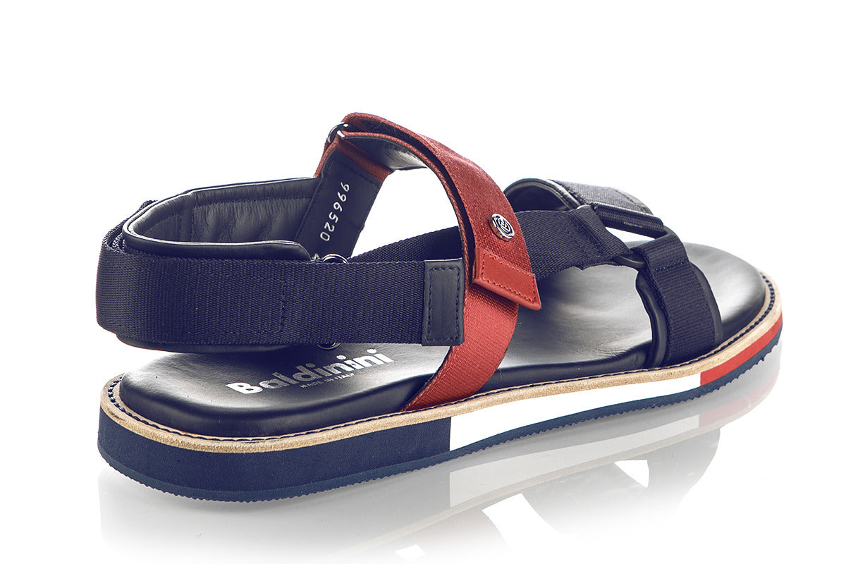 6700 Baldinini Sandals / Blue - Red